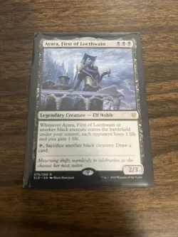 AYARA, FIRST OF LOCTHWAIN ELD 075 Throne of Eldraine NM MTG Magic Card English - Image 1