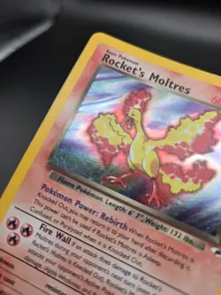 Pokemon TCG Rockets Moltres Holo Rare Card 12/132 Gym Heroes Set MP(P11) - Image 5