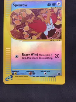 Pokemon Cards: Expedition Reverse Holo: Spearow 130/165 - Image 2