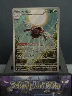 Pokemon Card Ninjask 137/132 Illustration Rare Mega Evolution Base Set NM - Image 1