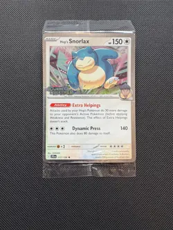 Hop’s Snorlax 117/159 Journey Together Sealed Asia Exclusive Promo Pokemon Card - Image 1