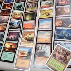 81 NON-BASIC LANDS useful Fun COLLECTION Lot of ALL Different Magic MTG Cards - Image 1