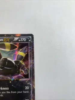 Umbreon EX 55/124 Fates Collide Ultra Rare Holo Pokemon Card LP - Image 2