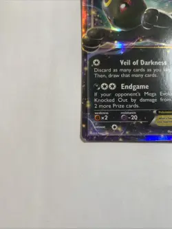 Umbreon EX 55/124 Fates Collide Ultra Rare Holo Pokemon Card LP - Image 4