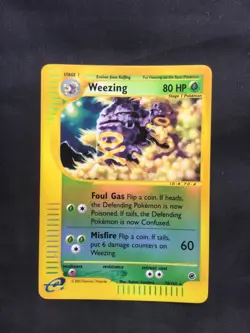 Pokemon Cards: Expedition Reverse Holo: Weezing 70/165 - Image 1