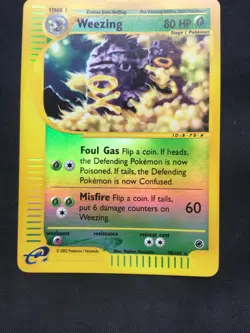 Pokemon Cards: Expedition Reverse Holo: Weezing 70/165 - Image 2