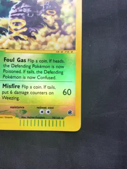 Pokemon Cards: Expedition Reverse Holo: Weezing 70/165 - Image 5