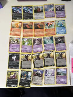 Pokemon (127 Cards) Pokemon TCG Trading Cards From 2007 -Light To Heavy play - Image 3