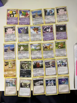 Pokemon (127 Cards) Pokemon TCG Trading Cards From 2007 -Light To Heavy play - Image 4