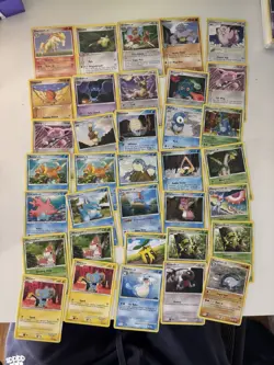 Pokemon (127 Cards) Pokemon TCG Trading Cards From 2007 -Light To Heavy play - Image 5