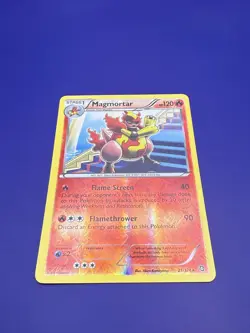⚡MAGMORTAR #21/124 Dragons Exalted Reverse Holo Rare 2012 Pokemon Card LP - Image 1