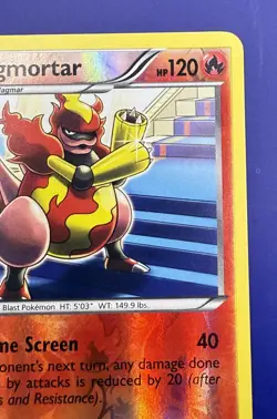 ⚡MAGMORTAR #21/124 Dragons Exalted Reverse Holo Rare 2012 Pokemon Card LP - Image 4
