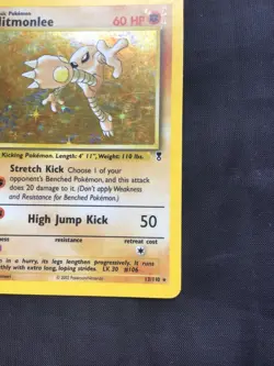Pokemon Cards: Legendary Collection Rare Holo: Hitmonlee 13/110 - Image 5