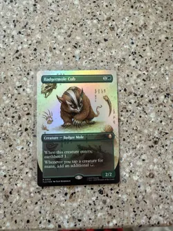 Badgermole Cub Borderless MTG NM - Image 1