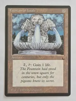 Magic MTG - Fountain of Youth - The Dark - NM - Image 1