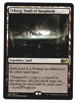 Magic The Gathering MTG - Magic 2015 M15 2014 - #248 Urborg, Tomb of Yawgmoth NM - Image 1