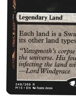Magic The Gathering MTG - Magic 2015 M15 2014 - #248 Urborg, Tomb of Yawgmoth NM - Image 4