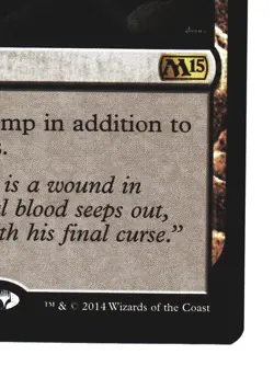 Magic The Gathering MTG - Magic 2015 M15 2014 - #248 Urborg, Tomb of Yawgmoth NM - Image 5