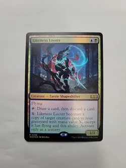 MTG - Likeness Looter Wilds of Eldraine Foil Rare #0208 - Image 1