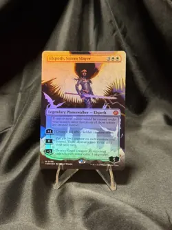 Elspeth, Storm Slayer (Borderless) Tarkir: Dragonstorm TDM 0398 FOIL NM - Image 1