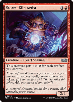 Storm-Kiln Artist - 235 - Tarkir: Dragonstorm Commander- Near Mint - MTG - Image 1