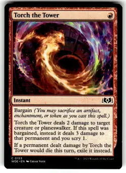 Torch the Tower Wilds of Eldraine Regular MTG - Image 1