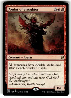 Avatar of Slaughter Commander Legends: Battle for Baldur's Gate Regular MTG - Image 1