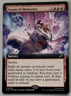 MTG Avatar: The Last Airbender Eternal Storm of Memories Sorcery RARE REG #0199 - Image 1