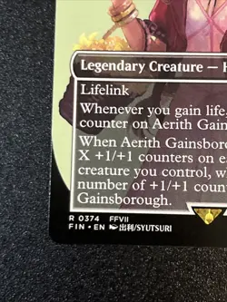 Borderless - Aerith Gainsborough MTG TCG Final Fantasy NM - Image 5