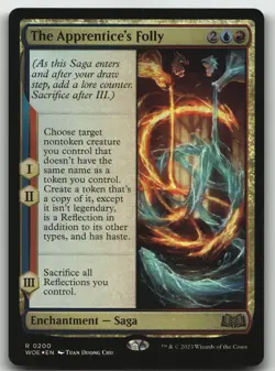 The Apprentice's Folly foil R Wilds of Eldraine 200 LP - Image 1