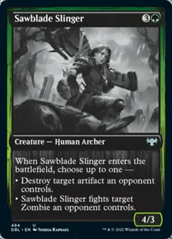 Sawblade Slinger NM, English MTG Double Feature - Image 1