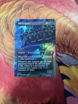 Dai Li Agents Mtg Borderless Foil Avatar: The Last Airbender - Image 1