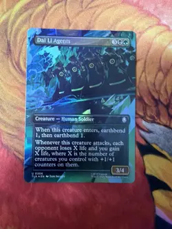 Dai Li Agents Mtg Borderless Foil Avatar: The Last Airbender - Image 4