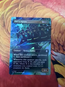 Dai Li Agents Mtg Borderless Foil Avatar: The Last Airbender - Image 5
