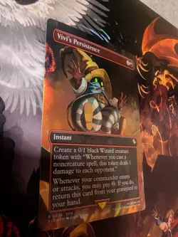 Vivi's Persistence (Borderless) Commander Final Fantasy Foil Magic The Gathering - Image 2