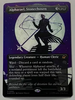 MTG Edge of Eternities Alpharael Legendary Creature MYTHIC FOIL #0292 - Image 1
