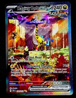 Raging Bolt EX 208/162 NM Temporal Forces Special Illustration Rare Card Pokemon - Image 1