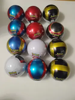 12 Pokemon Sealed A24/H24/D24 Poke Ball Tins - Image 1