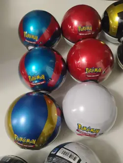 12 Pokemon Sealed A24/H24/D24 Poke Ball Tins - Image 5