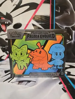 Paldea Evolved Elite Trainer Box ETB Sealed Scarlet Violet Pokemon TCG - Image 1