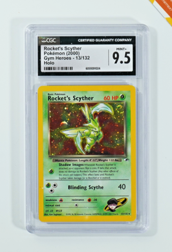 Pokemon CGC 9.5 Rocket's Scyther #13 Holo Gym Heroes 2000 English - Image 1