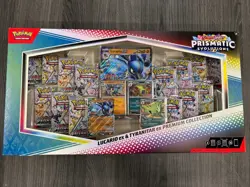 Pokemon Prismatic Evolutions Lucario Ex + Tyranitar Ex Sam’s Collection- Sealed - Image 1