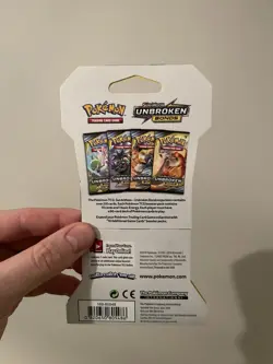 Pokemon - Unbroken Bonds Sleeved Booster Pack Machamp Marshadow Art - Sealed! - Image 2