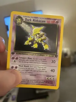 Pokemon Dark Alakazam Holo 1st Edition Team Rocket 1/82 - Image 3