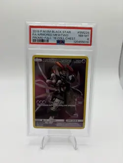 2019 Pokemon Mewtwo Armored Promo Sm228 Psa 8 - Image 1
