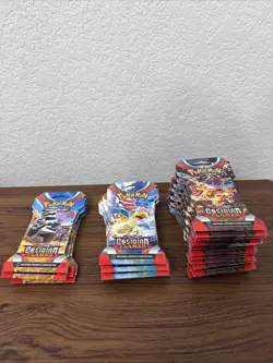 Lot Of 28 Pokemon TCG Scarlet & Violet Obsidian Flames Sleeved Booster Packs - Image 1