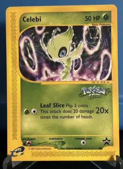 Pokemon Celebi 50/53 Wotc Black Star Promo - Image 1
