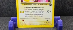 2000 POKEMON PROMO BLACK STAR #24 BIRTHDAY _______'s PIKACHU-HOLO (LP-MP) - Image 4