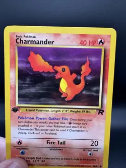 Pokemon TCG Charmander Team Rocket 1st Edition 50/82 Common Vintage WOTC LP - Image 3