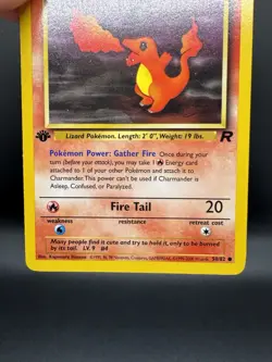 Pokemon TCG Charmander Team Rocket 1st Edition 50/82 Common Vintage WOTC LP - Image 4